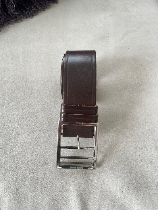 MUST GO: Miu Miu Brown Belt  85 / 34 main image 5